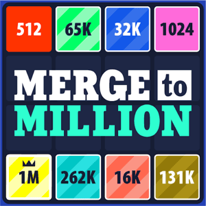 Merge To Million — free online Puzzle game