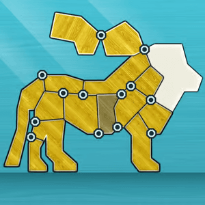 Shape Fold Animals — free online Puzzle game