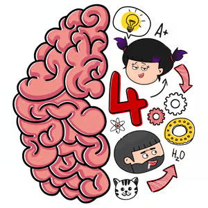 Brain Test 4: Tricky Friends — free online puzzle game