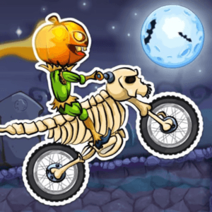 Moto X3m Spooky Land — free online Racing game