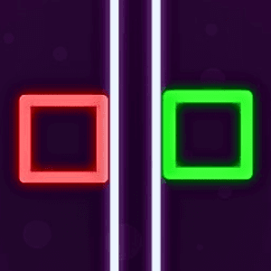 Two Neon Boxes — free online Arcade game