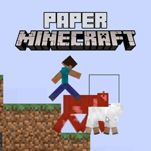 Paper Minecraft — free online Arcade game