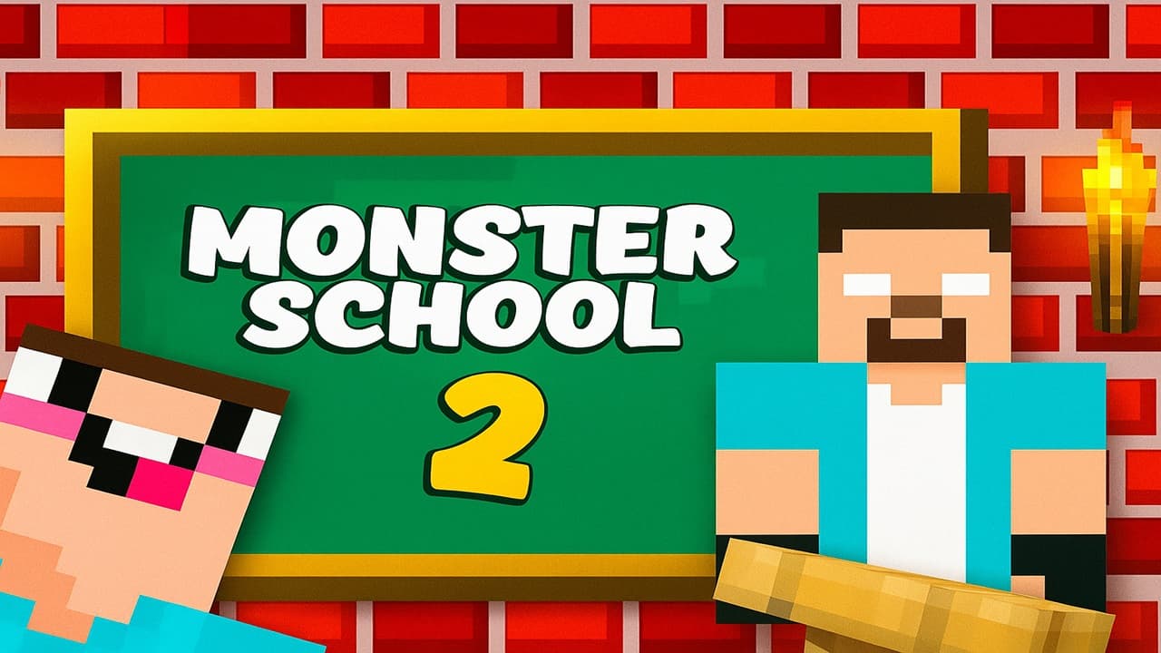 Monster School 2 — free online Casual game