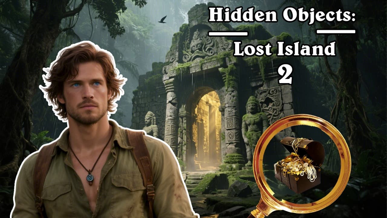 Hidden objects: Lost Island 2 — free online Puzzle game