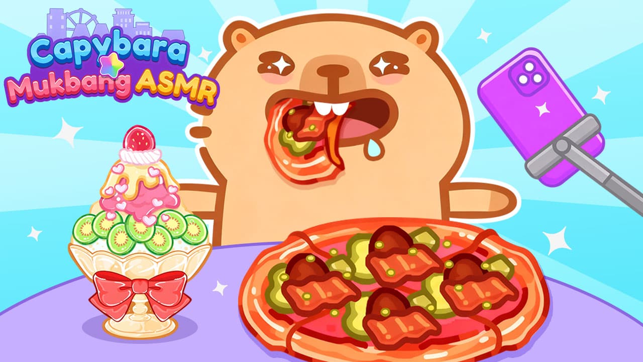 Capybara Mukbang ASMR — free online Casual game