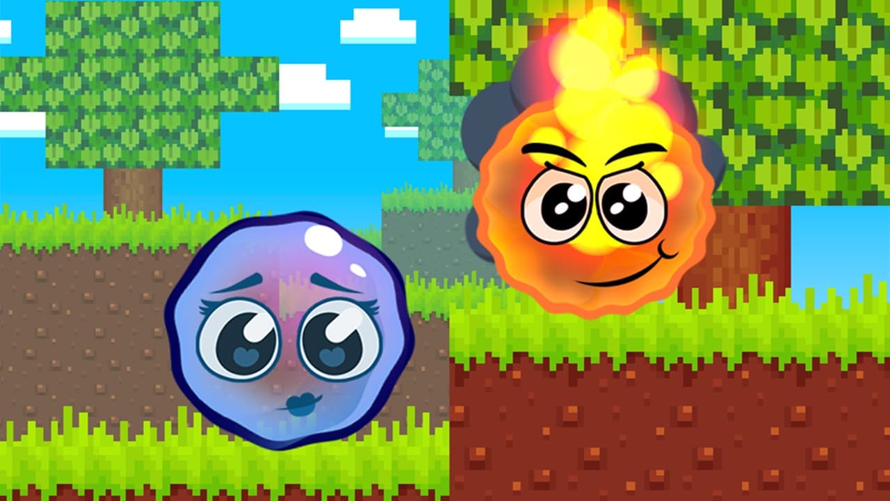 Fire Ball and Water Ball: Parkour Love Balls — free online casual game