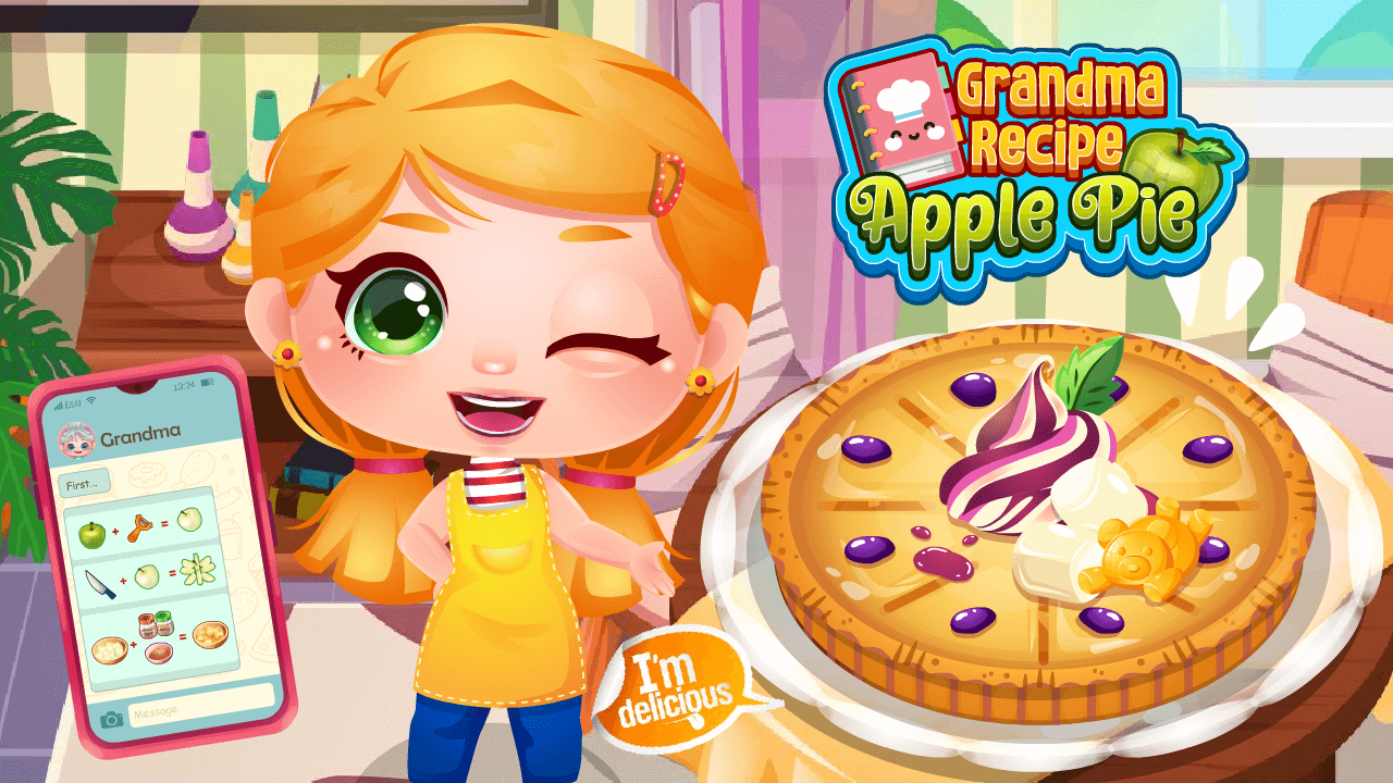 Grandma Recipe Apple Pie — free online Simulation game
