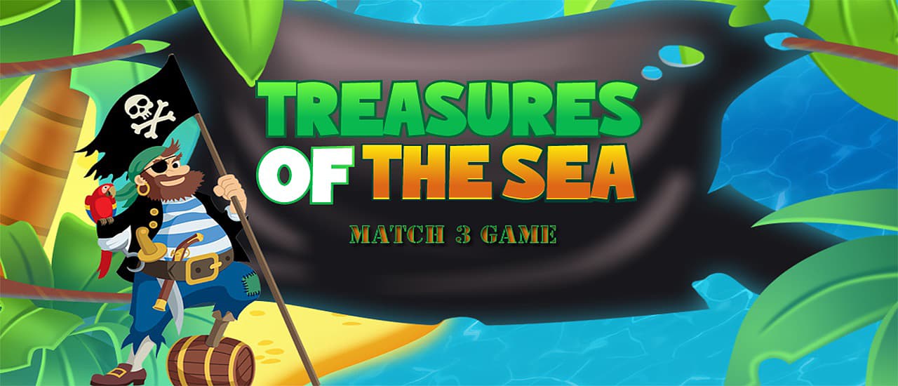 Treasures of The Sea — free online match-3 game