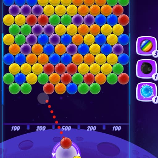 Bubble Shooter Aura — free online Match-3 game