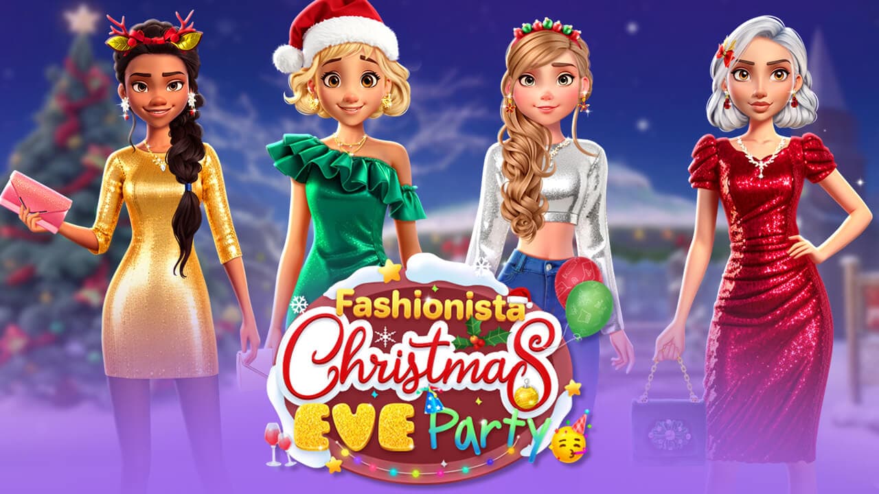 Fashionista Christmas Eve Party — free online Dress-up game