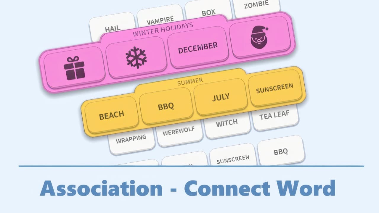 Association - Connect Word — free online Puzzle game