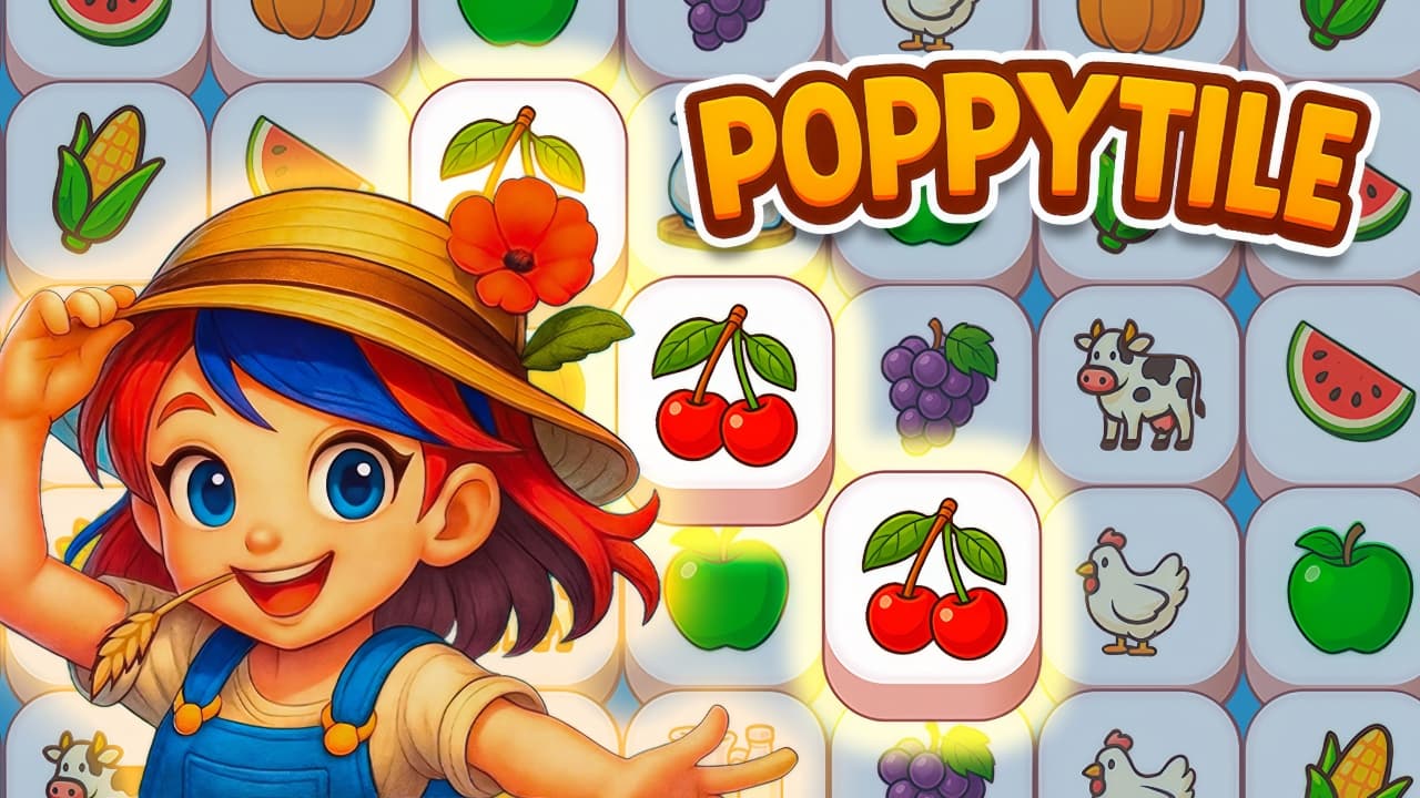 PoppyTile — free online match-3 game