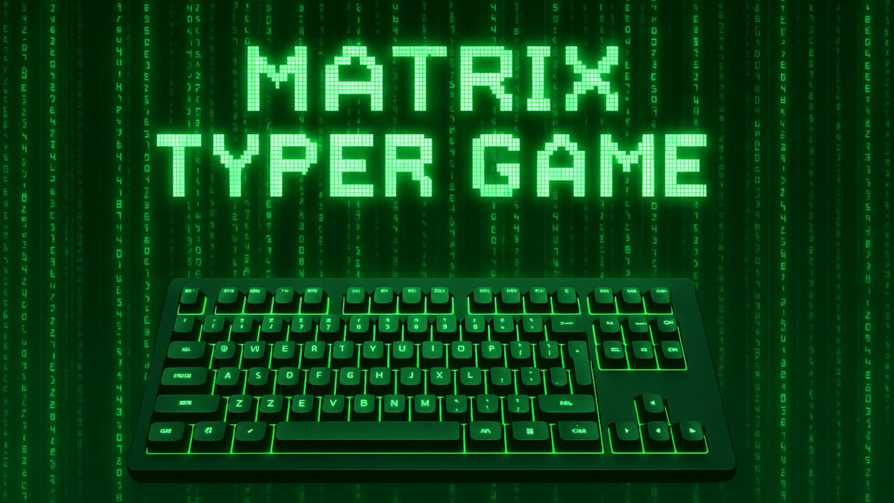 Matrix Typer — free online puzzle game