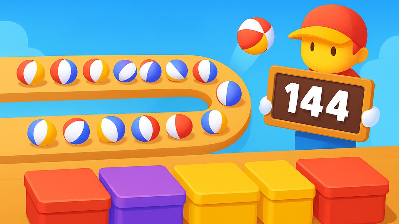 Ball Craze Sort — free online Puzzle game
