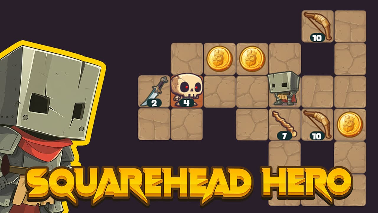 Squarehead Hero — free online adventure game