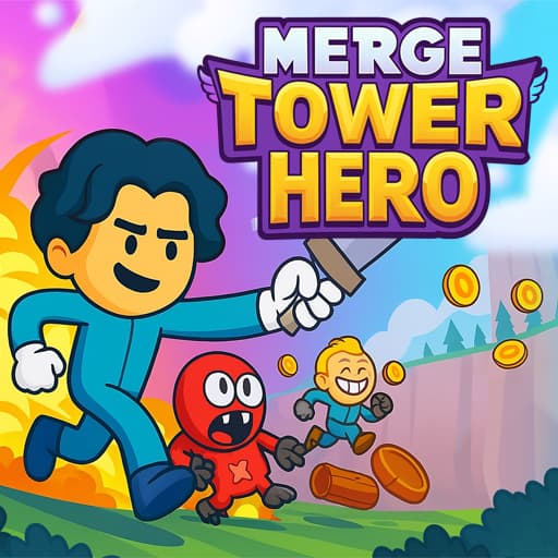 Merge Tower Hero — free online adventure game