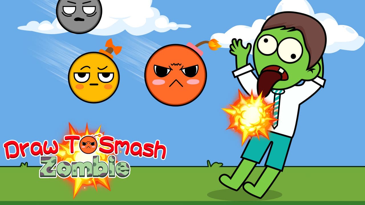 Draw To Smash Zombie — free online Puzzle game