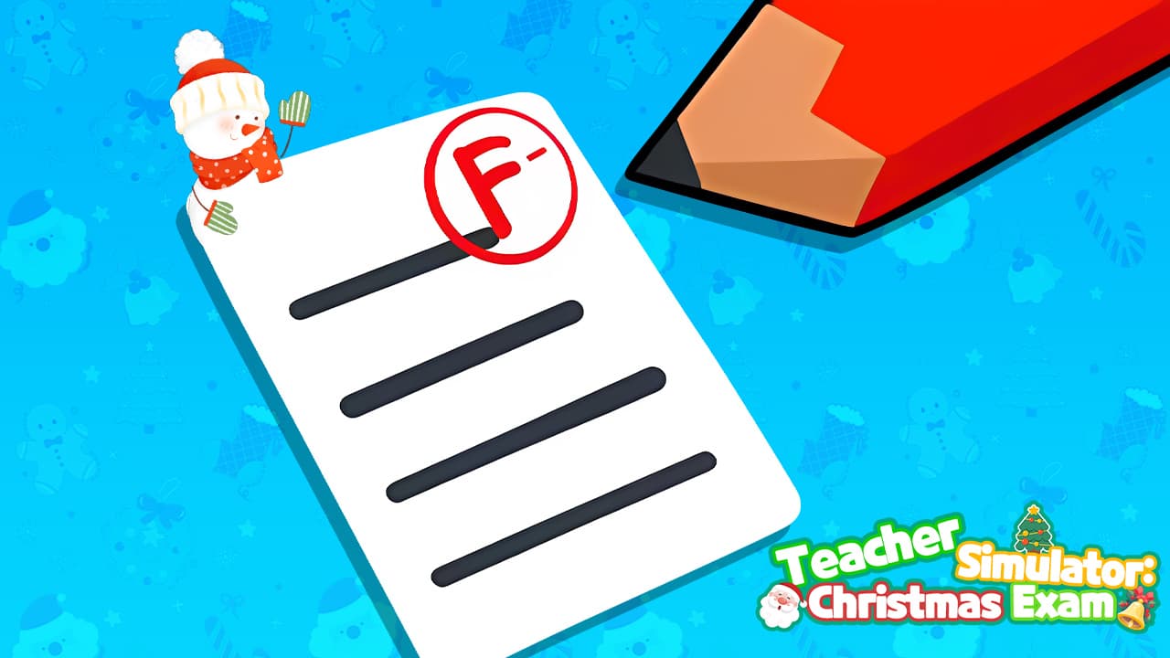 Teacher Simulator Christmas Exam — free online Educational game