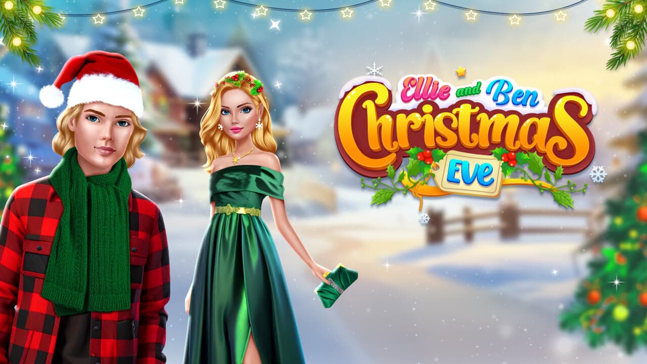 Ellie and Ben Christmas Eve — free online Dress-up game