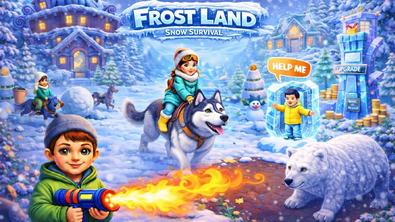 Frost Land - Snow Survival — free online adventure game