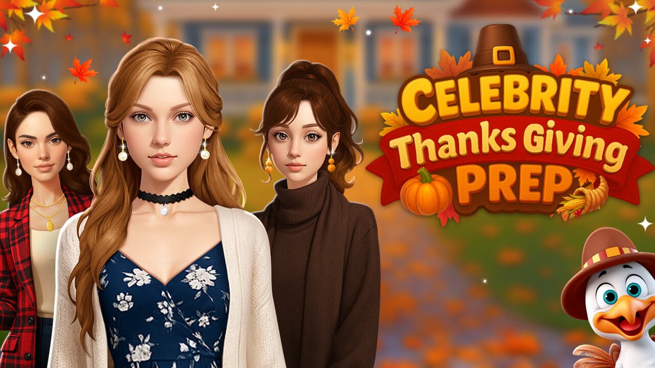 Celebrity Thanksgiving Prep — free online Dress-up game