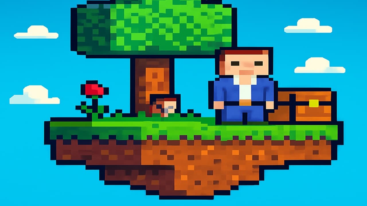 Noob: Skyblock Survival — free online Adventure game