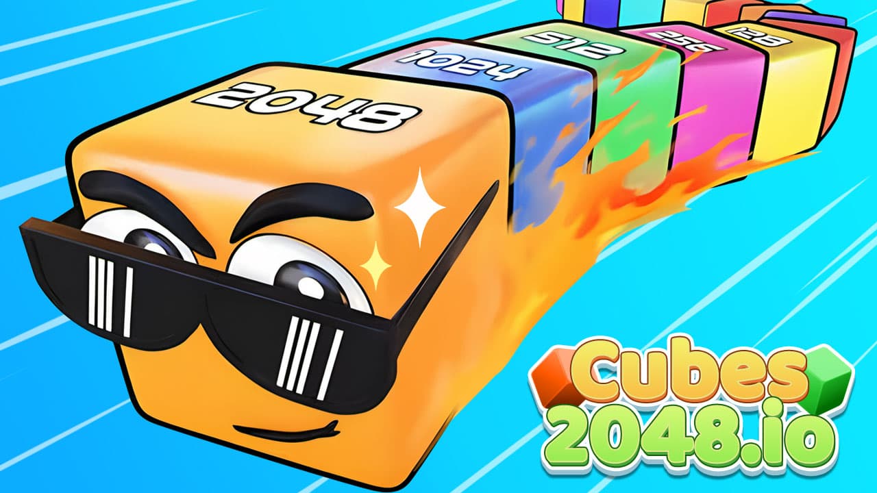Cubes 2048.io — free online .io game
