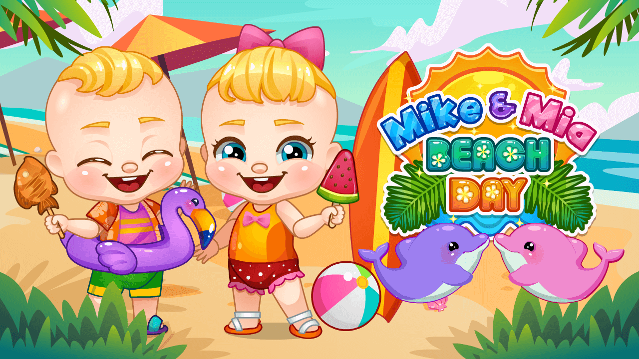 Mike And Mia Beach Day — free online Sports game