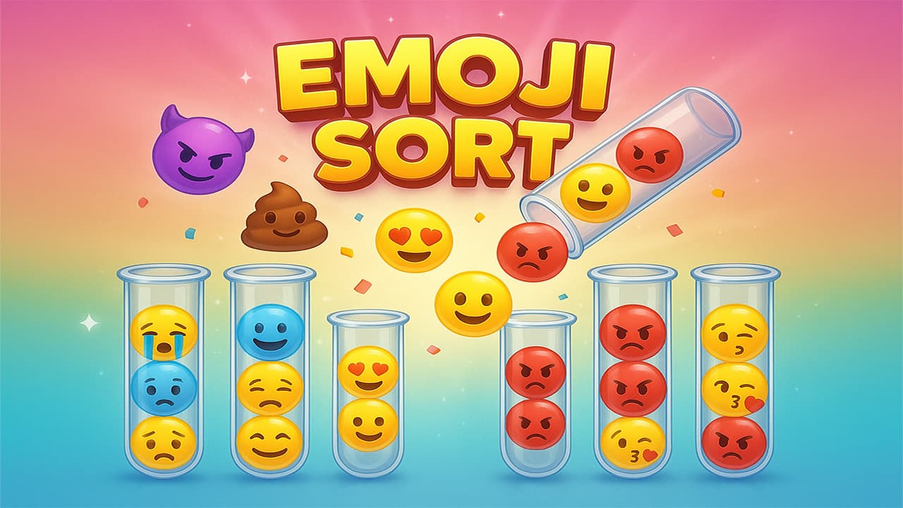 Emoji Sort – Fun Puzzle Game — free online Casual game